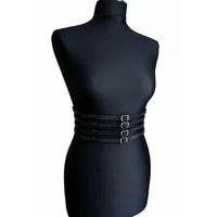 Deri Bayan Deri Dört Sırakı Bel Kemer - Brf910