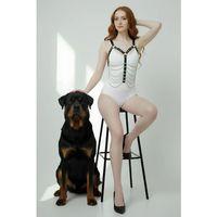 Büyük Beden Zincirli Göğüs Harness - Brf534_s2