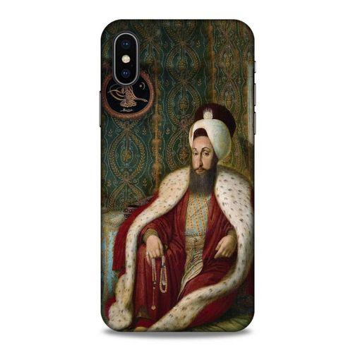 Apple iPhone XS Uyumlu Kılıf Ottoman (28) Arka Kapak III. Selim