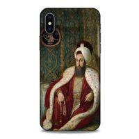 Apple iPhone XS Uyumlu Kılıf Ottoman (28) Arka Kapak III. Selim