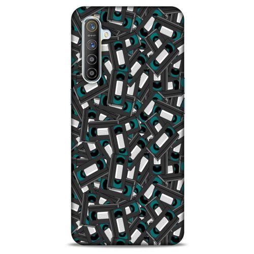 Retro (26) Desen Tpu Silikon Kılıf Renkli Oppo Realme XT Kılıf