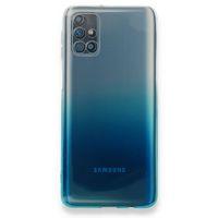 Samsung Galaxy M31S Kılıf Lüx Çift Renkli Silikon - Turkuaz