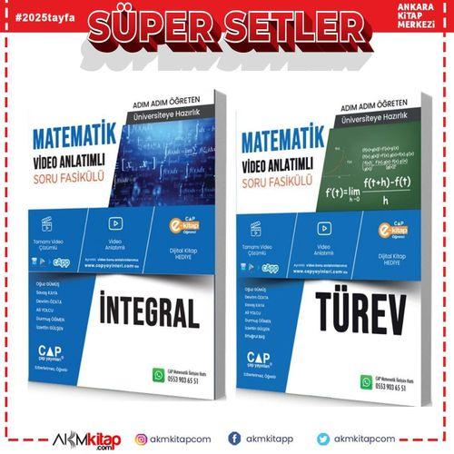 Çap Yayınları Matematik İntegral ve Türev Konu Anlatımlı Soru Bankası Seti 2 Kitap