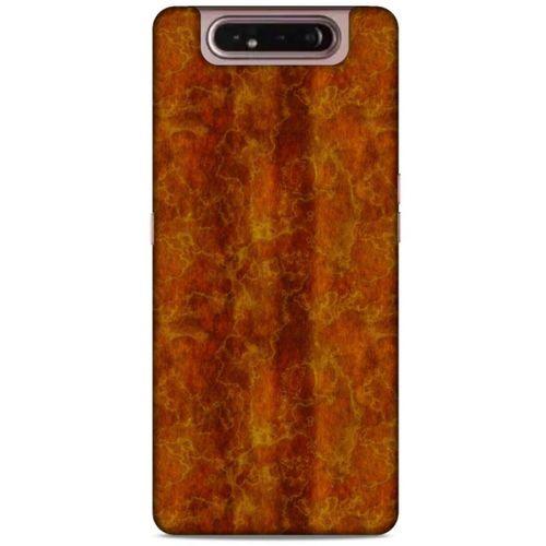 Mermer Desenli (38) Tema Neo Hybrid Kılıf Kehribar Samsung Galaxy A80 Kılıf