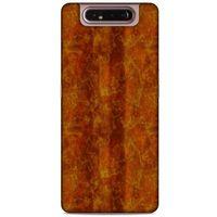 Mermer Desenli (38) Tema Neo Hybrid Kılıf Kehribar Samsung Galaxy A80 Kılıf