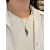 Balık Kolye - Yeşil