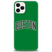 iPhone 12 Pro Kılıf HD Baskılı Kılıf - Boston Yeşil + Tam Ekran Koruyucu