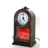 Led Işıklı Saatli Şömine Aalk2509