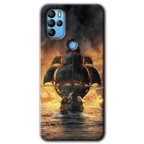 General Mobile GM 21 Pro HD Baskılı Kılıf + 9D Tam Ekran Koruyucu - Siyah İnci