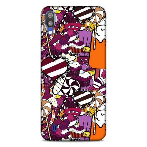 Lopard Samsung Galaxy M10 Uyumlu Kılıf Soyut Sanat (32) Desenli Soft Silikon Kılıf