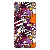 Lopard Samsung Galaxy M10 Uyumlu Kılıf Soyut Sanat (32) Desenli Soft Silikon Kılıf