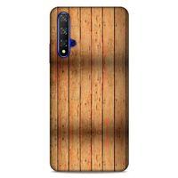 Lopard Huawei P Smart S 2020 Uyumlu Kılıf Wood'X (11) Tam Koruma Baskılı