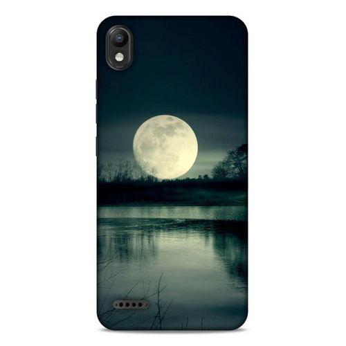 Lopard LG K20 2019 Uyumlu Kılıf Gece'S (36) Glitter Kılıf Ay Göl