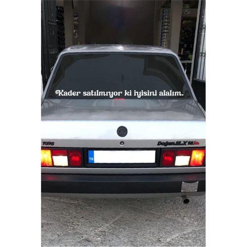 Oto Cam Yazı Sözleri Ticari-Servis-Dolmuş-Panelvan Uzun yeni sticker Model 14