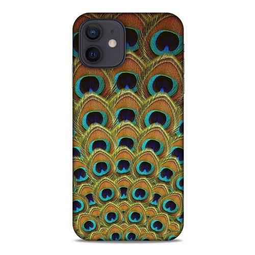 Apple iPhone 12 Kılıf Desenli Özel Seri Tüyler (4) Koruma Kılıfı