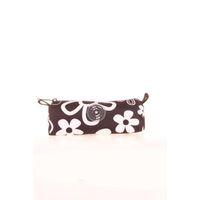 Kaukko Triangle Dual Crazy Kalem Çantası White Flowers K2578