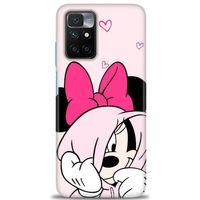 Xiaomi Redmi 10 Kılıf HD Baskılı Kılıf - Pink + Tam Ekran Koruyucu