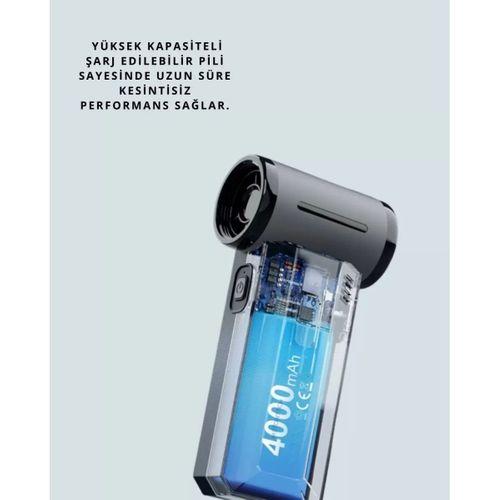 Taşınabilir Şarjlı Güçlü Hava Üfleme Aleti Çok Yönlü Kullanım