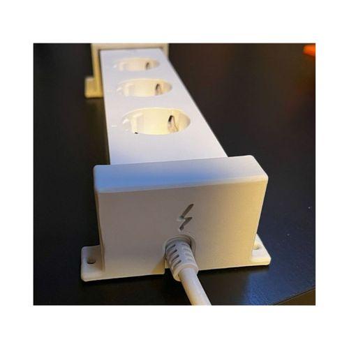 Powerstrip Montaj Deltaco (Bu ürün Sadece Plastik parçadır - Almadan Önce Soru Sorabilirsiniz)
