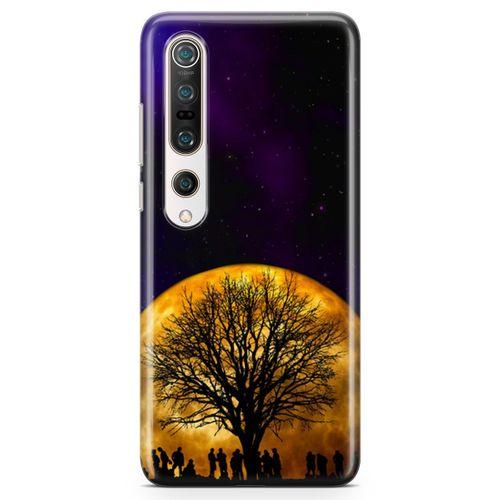 Xiaomi Mi 10 Pro Kılıf Ay Işığında Arka Kapak Koruma Desenli Full Koruyucu