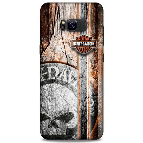 Samsung Galaxy S8 Plus Uyumlu Kılıf Motorsiklet (12) Koruyucu Silikon Harley Davidson