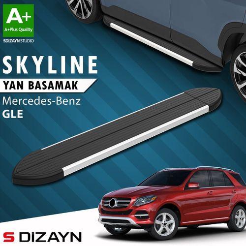 S-Dizayn Mercedes GLE W166 Skyline Aluminyum Yan Basamak 193 Cm 2012-2019 A+ Kalite
