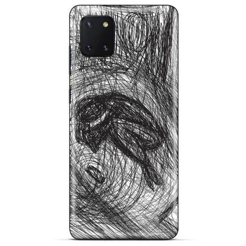 Huawei Y5P Kılıf Depresyon (37) Silicone Cover Sarı Lacivert
