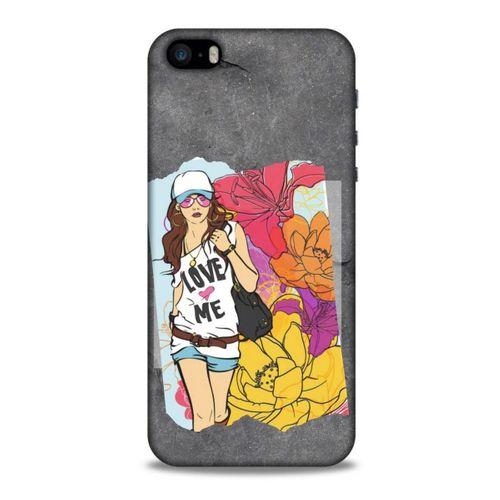 Sokak Modası 06 Apple Iphone 5S Kılıf Desenli Silikon