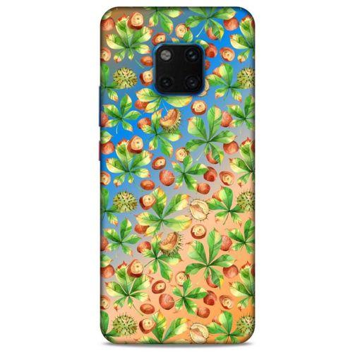 Frutix Kestane 01 Huawei Mate 20 Pro Kılıf Desenli Silikon