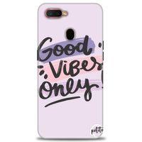 Oppo AX7 Kılıf HD Baskılı Kılıf - Good Vibes + Tam Ekran Koruyucu