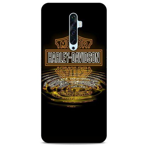 Oppo Reno 2z Uyumlu Kılıf Motorsiklet (35) Fit Design Kılıf Harley Davidson