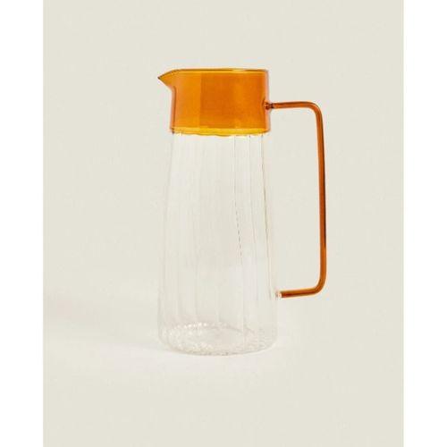 Turuncu Detaylı Cam Sürahi 1600 Ml