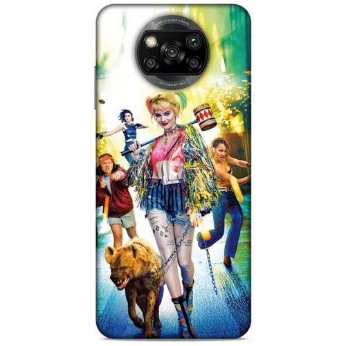 Xiaomi Redmi Poco X3 Uyumlu Kılıf Harley Quinn (32) Soft Silikon Kılıf Lavanta pembesi