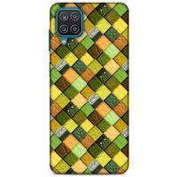 Lopard Samsung Galaxy A12 Uyumlu Kılıf Patchwork (49) Ultra Silikon Kılıf