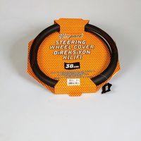 Direksiyon Kılıfı 38 Cm Siyah/Kırmızı Dikişli / Dıkı371-Sk