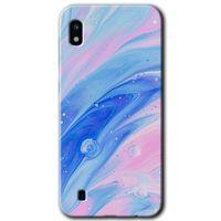 MRCİLETİSİM Samsung Galaxy A10 Kılıf Baskılı Kapak - Art Design 38 +Tam Kaplayan Mat Seramik
