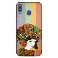 Lopard Samsung Galaxy M20 Uyumlu Kılıf Sürreal Yüzler ♀ (33) Hybrid Kılıf Baskılı