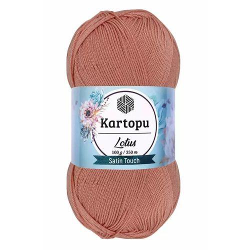 1 Adet Lotus Bikini Büstiyer Bluz Örgü İpi K103 Pişmiş Ayva - mudanis