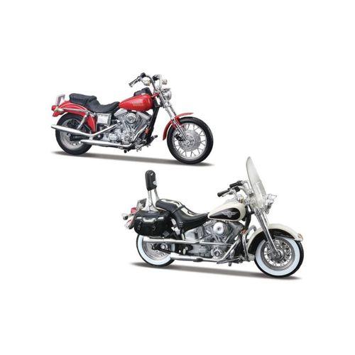 37301 1 18 Harley-Davidson İkili Motorlar Asorti