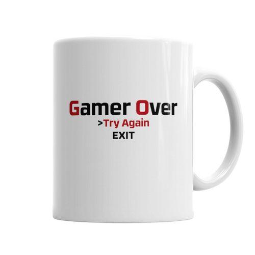 Game Over Kupa Bardak Porselen