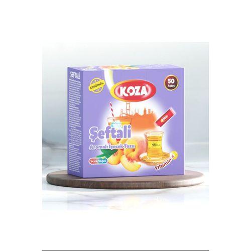 Koza Tek İçimlik Şeftali Aromalı Toz İçecek 50'li