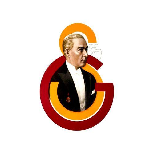 Galatasaray Atatürk Arma Büyük Sticker 40X50Cm Orijinal Lisanslı Ürün