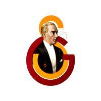 Galatasaray Atatürk Arma Büyük Sticker 40X50Cm Orijinal Lisanslı Ürün