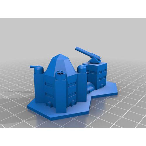 Amerikan Mecha Battletech Kalesi Firebase (Bu ürün Sadece Plastik parçadır - Almadan Önce Soru Sorabilirsiniz)