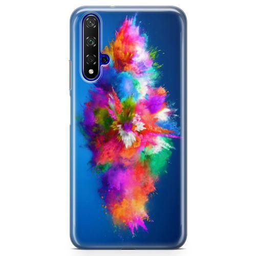 Honor View 20 Kılıf Toz Bombası Arka Kapak Koruma Desenli Full Koruyucu