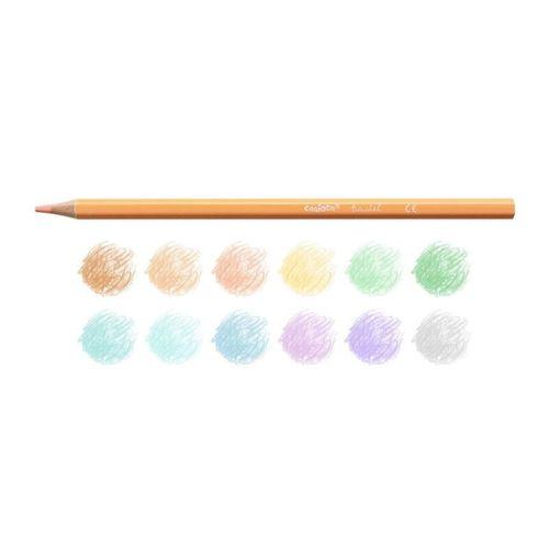 Carioca Carioca Pastel Renk Kuru Boya Kalemi 12li