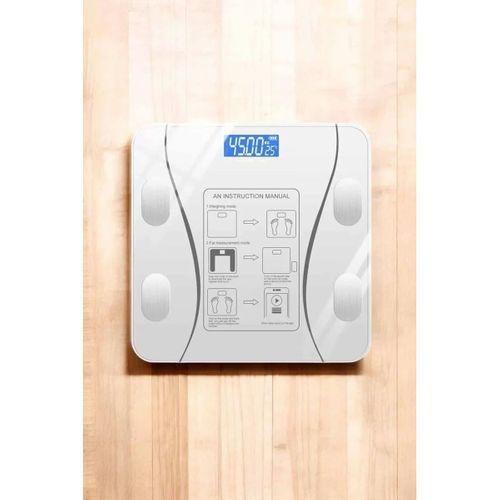 Akıllı Tartı Dijital Baskül Yağ Su Kas Vücut Kitle Kilo Ölçer Tartı