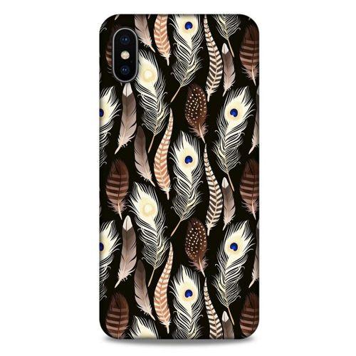 Apple iPhone XS Max Kılıf Desenli Özel Seri Tüyler (8) Baskılı Kılıf