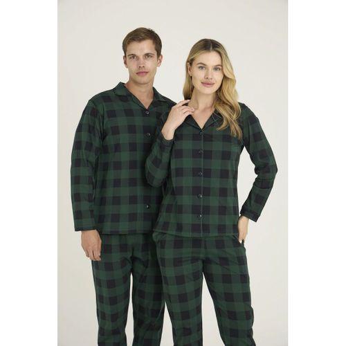 9209-k Kadın Apaj Yaka Pijama Takım