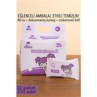 Dies Islak Mendil -RO Saf Su & Dokunmamış Kumaşlı, 100 Yaprak Temizlik Keyfi MOR